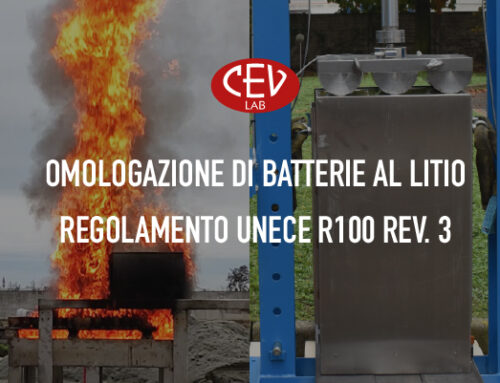 Cevlab performs the ECE R100 rev.03 approval on Archimede Energia lithium batteries